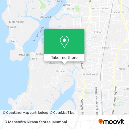 R Mahendra Kirana Stores map