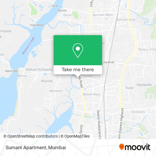 Sumant Apartment map