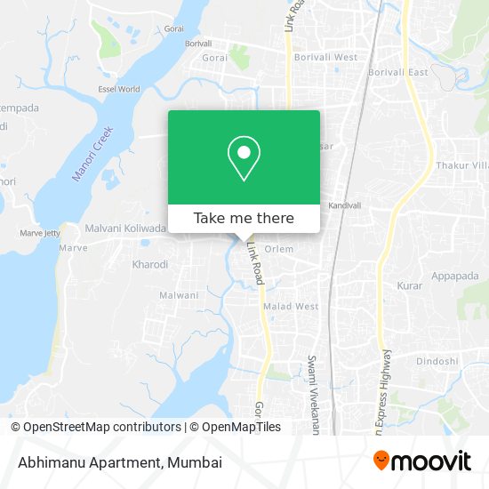 Abhimanu Apartment map