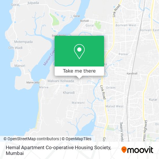 Hemal Apartment Co-operative Housing Society map