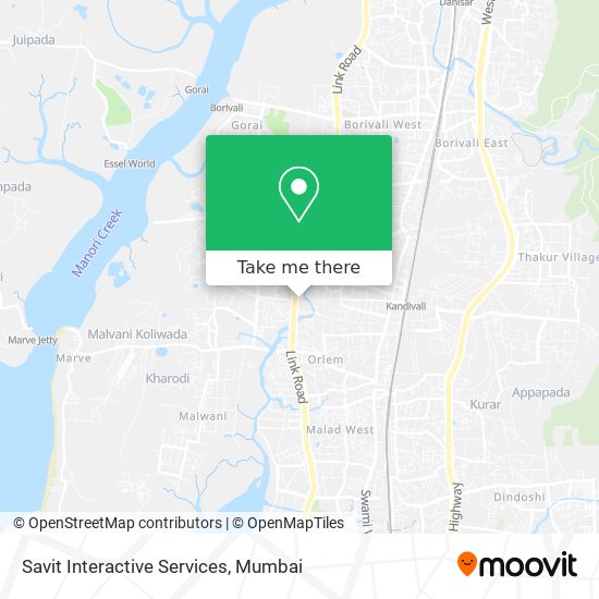 Savit Interactive Services map