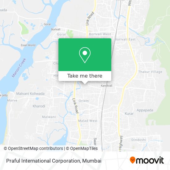 Praful International Corporation map