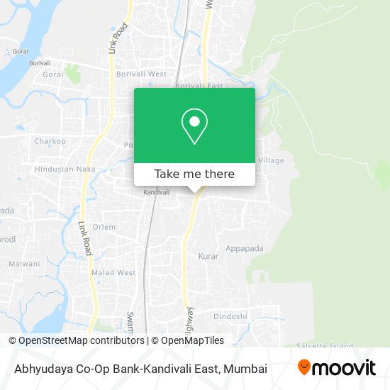 Abhyudaya Co-Op Bank-Kandivali East map