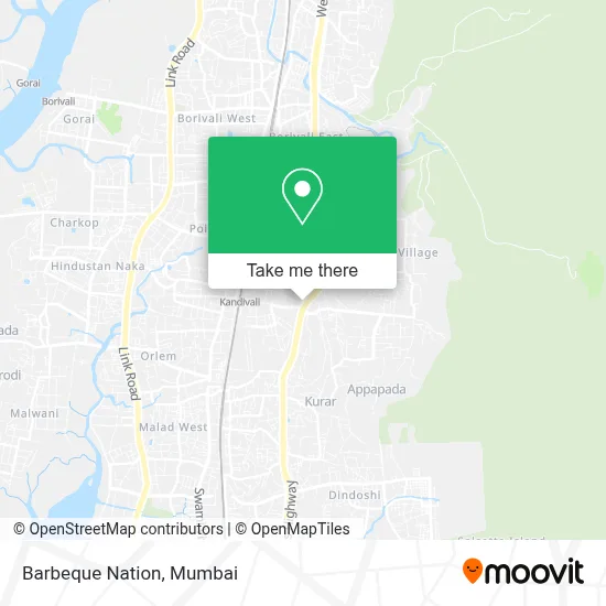 Barbeque Nation map
