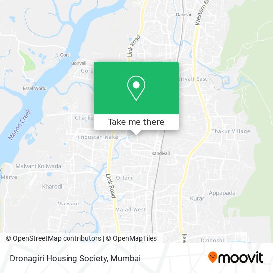 Dronagiri Housing Society map