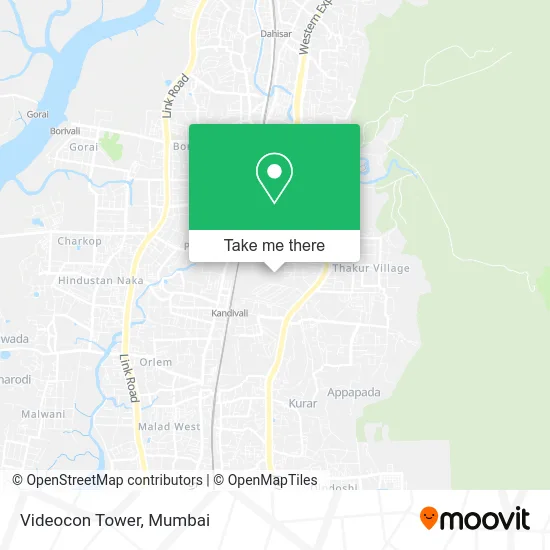 Videocon Tower map