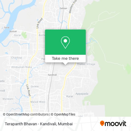 Terapanth Bhavan - Kandivali map