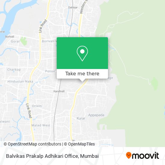 Balvikas Prakalp Adhikari Office map