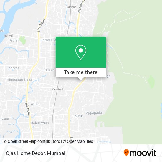 Ojas Home Decor map