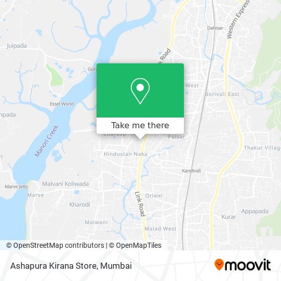 Ashapura Kirana Store map