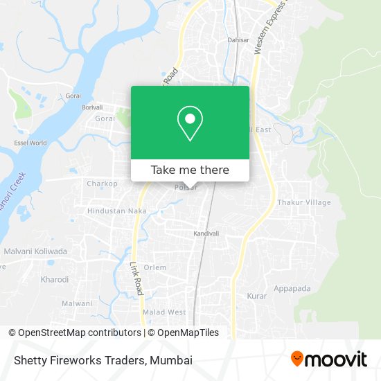 Shetty Fireworks Traders map