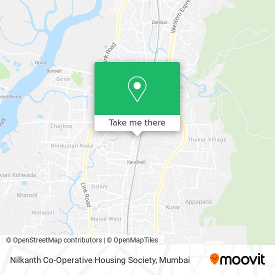Nilkanth Co-Operative Housing Society map