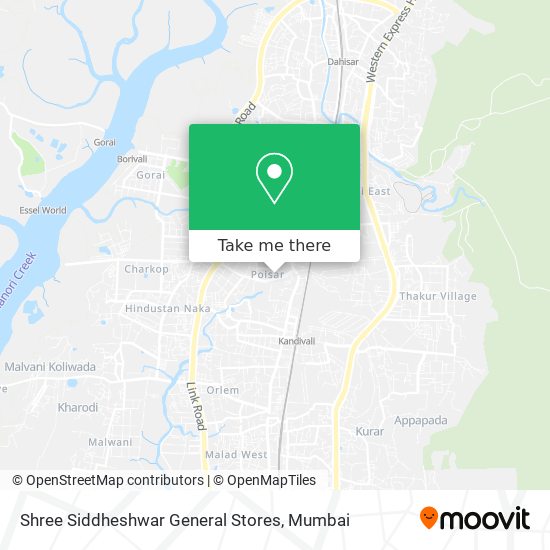 Shree Siddheshwar General Stores map