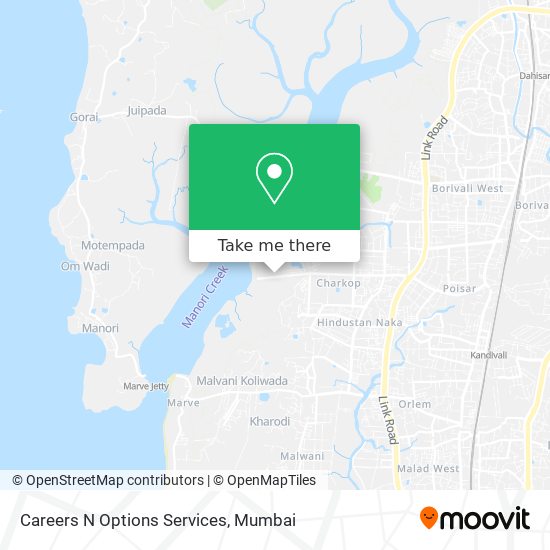 Careers N Options Services map