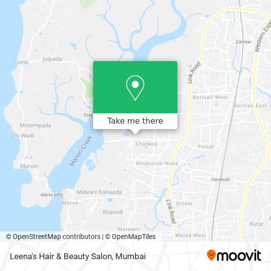 How to get to Leena's Hair & Beauty Salon in Borivali West by Bus, Metro or  Train?