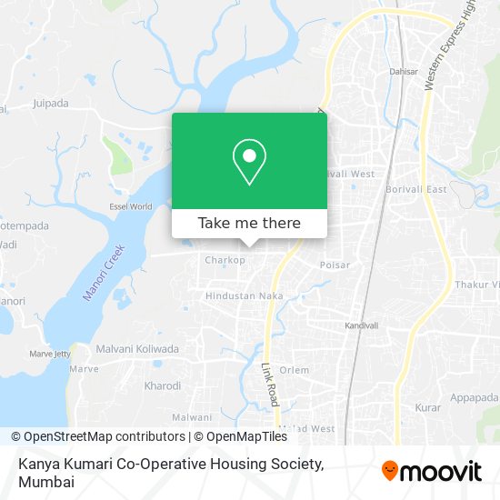 Kanya Kumari Co-Operative Housing Society map