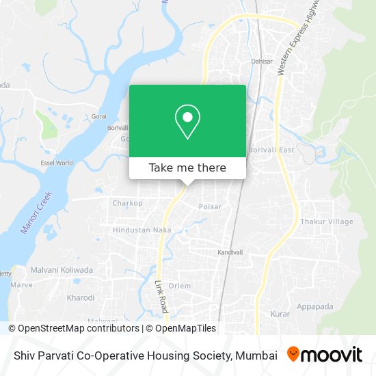 Shiv Parvati Co-Operative Housing Society map