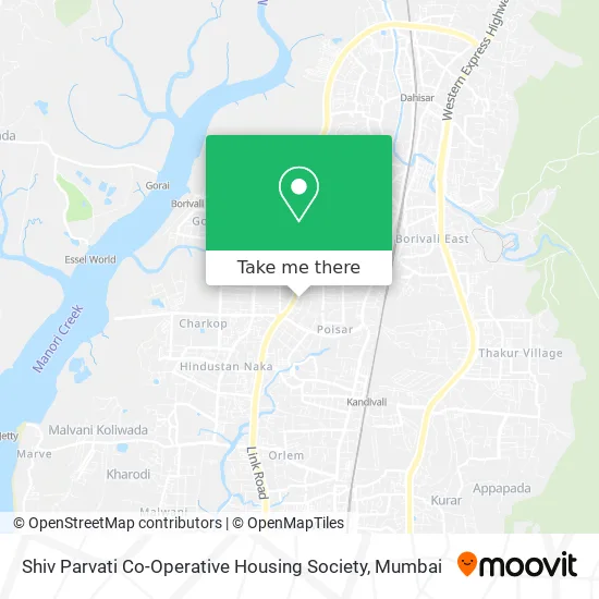 Shiv Parvati Co-Operative Housing Society map