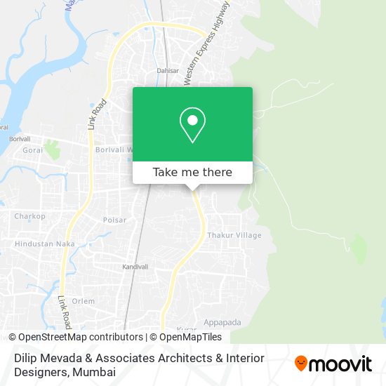 Dilip Mevada & Associates Architects & Interior Designers map