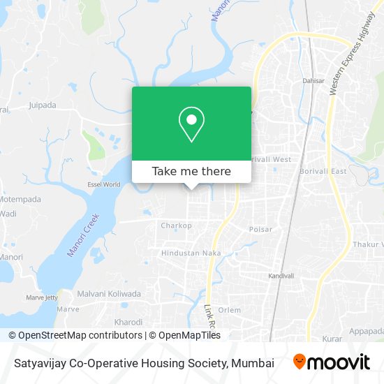 Satyavijay Co-Operative Housing Society map