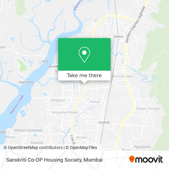 Sanskriti Co-OP Housing Society map