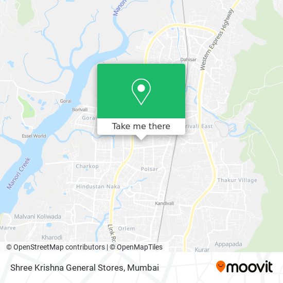 Shree Krishna General Stores map