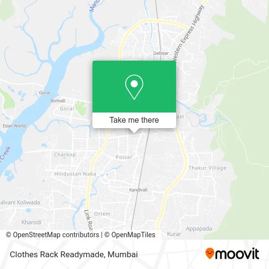 Clothes Rack Readymade map