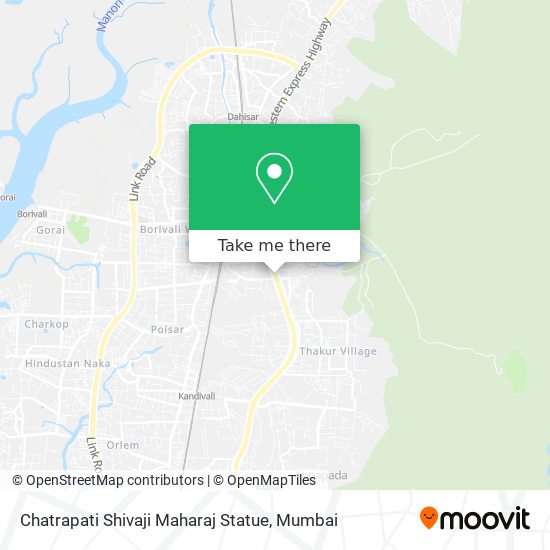 Chatrapati Shivaji Maharaj Statue map