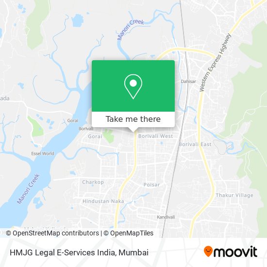 HMJG Legal E-Services India map