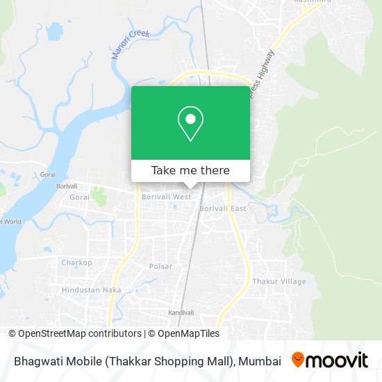 Bhagwati Mobile (Thakkar Shopping Mall) map