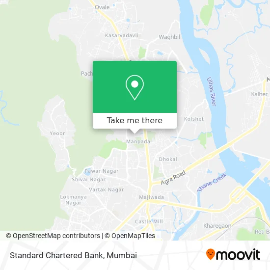 Standard Chartered Bank map