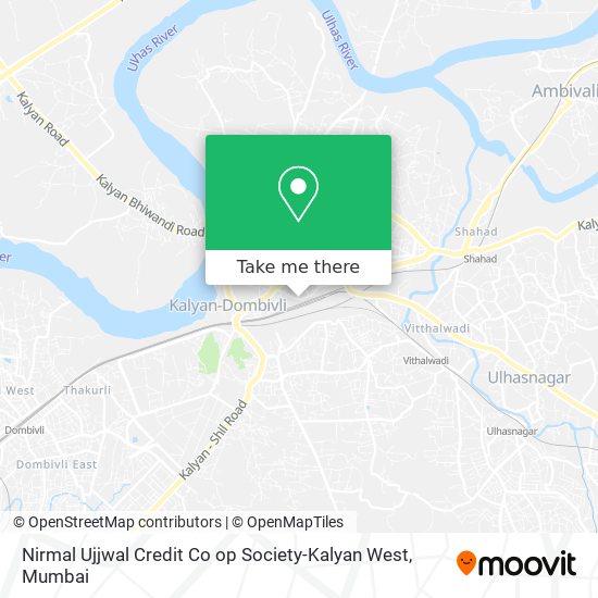 Nirmal Ujjwal Credit Co op Society-Kalyan West map