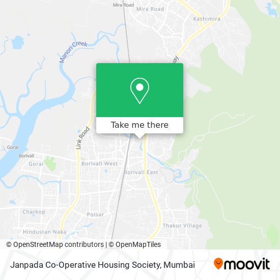 Janpada Co-Operative Housing Society map