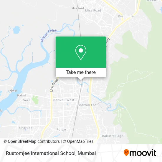 Rustomjee International School map