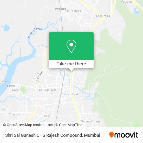 Shri Sai Ganesh CHS Rajesh Compound map
