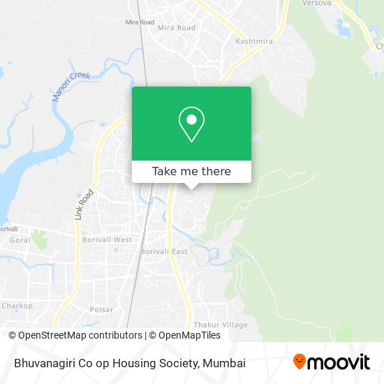 Bhuvanagiri Co op Housing Society map