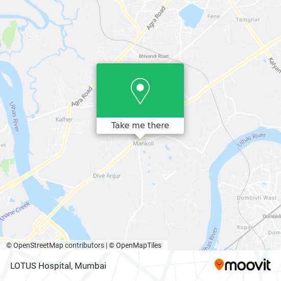 LOTUS Hospital map