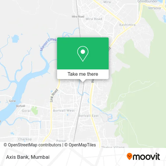 Axis Bank map