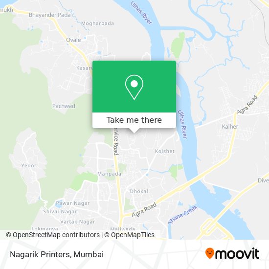 Nagarik Printers map