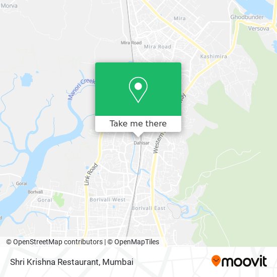 Shri Krishna Restaurant map