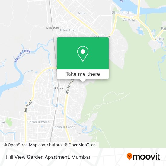 Hill View Garden Apartment map