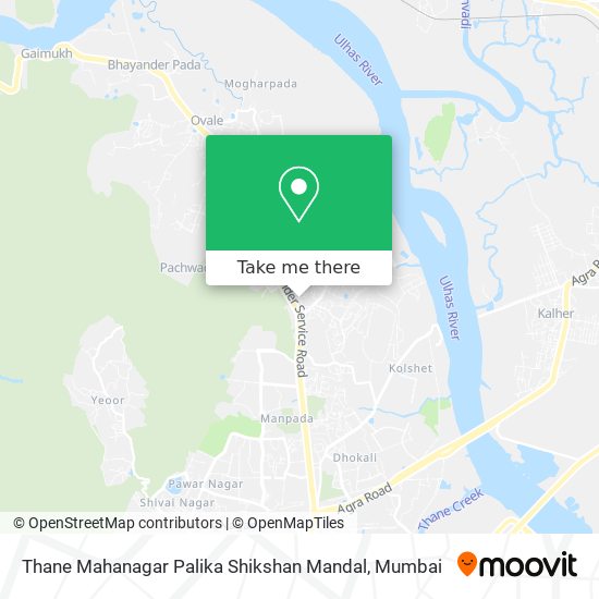 Thane Mahanagar Palika Shikshan Mandal map