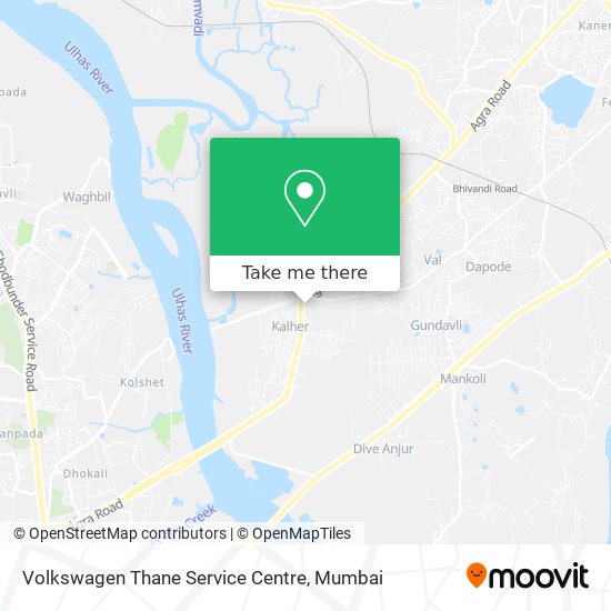 Volkswagen Thane Service Centre map