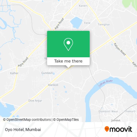 Oyo Hotel map