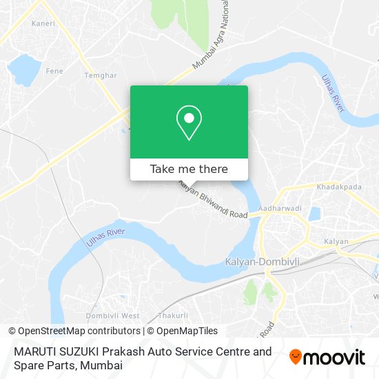 MARUTI SUZUKI Prakash Auto Service Centre and Spare Parts map