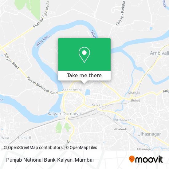 Punjab National Bank-Kalyan map