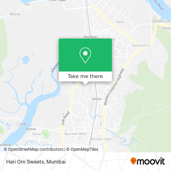 Hari Om Sweets map