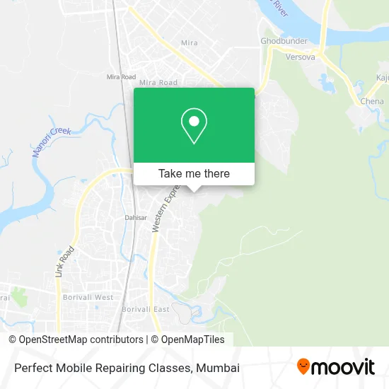 Perfect Mobile Repairing Classes map