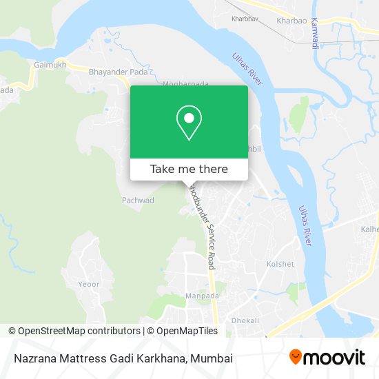 Nazrana Mattress Gadi Karkhana map