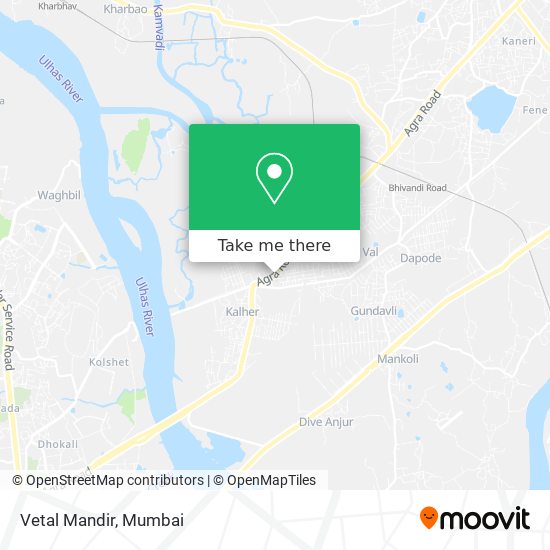 Vetal Mandir map